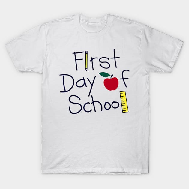 Happy First Day of School Shirt Teachers Students Parents T-Shirt by Wolfek246